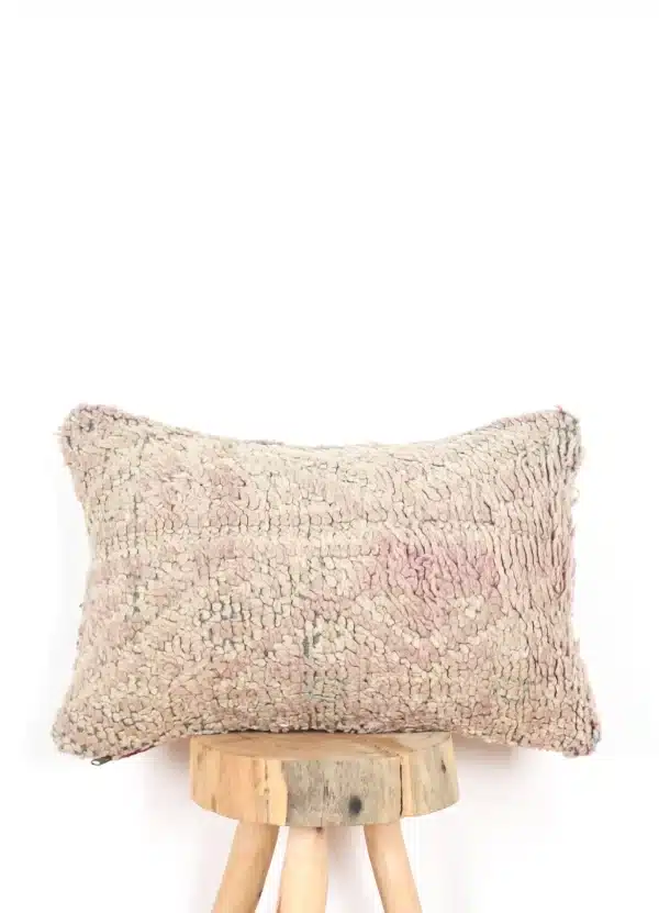 Moroccan-style floor pillow with intricate patterns and vibrant colors