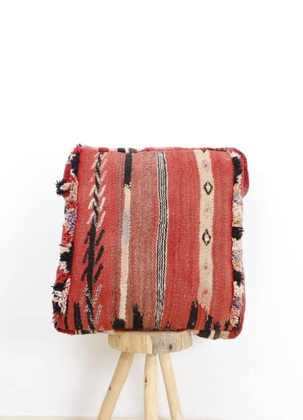 Moroccan Patchwork Pillow: Artisanal Elegance for Your Home