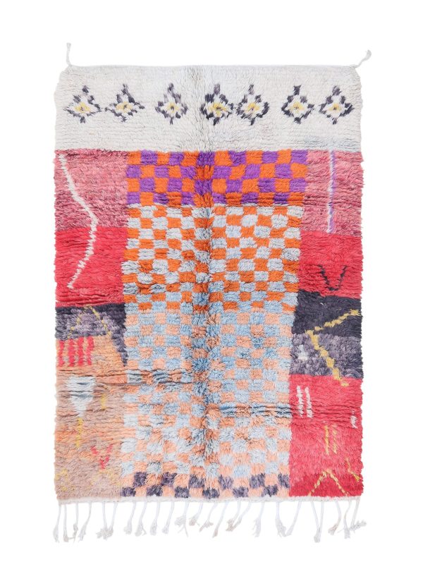 Abstract Moroccan Rug - Modern Elegance with Traditional Roots