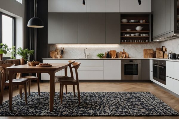 Kitchen Rug: Simple Style and Easy Use