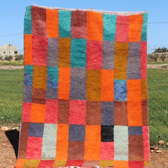 Abstract Color Rug with vibrant and unique design