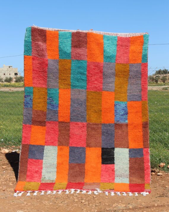 Abstract Color Rug with vibrant and unique design