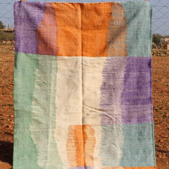 Berber Flatweave Rug with intricate patterns and handwoven craftsmanship