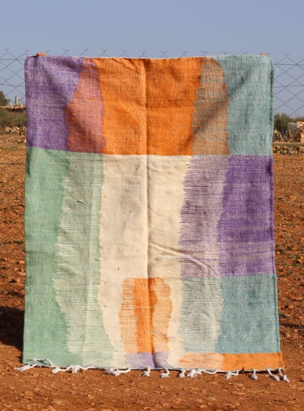 Berber Flatweave Rug with intricate patterns and handwoven craftsmanship