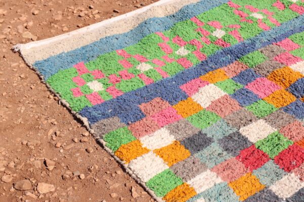 Abstract Moroccan Colorful Rug - Image 3