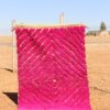 Moroccan Pink Colorful Rug with vibrant pink hues and intricate patterns