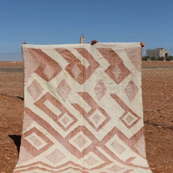 Decorative Kilim Carpet with vibrant patterns and textures
