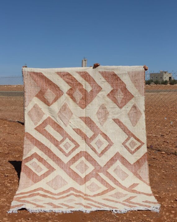 Decorative Kilim Carpet with vibrant patterns and textures