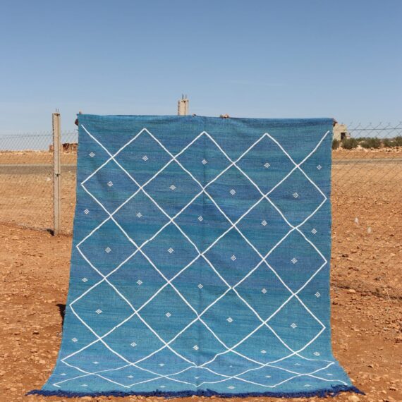 Striped Berber Rug with contemporary design