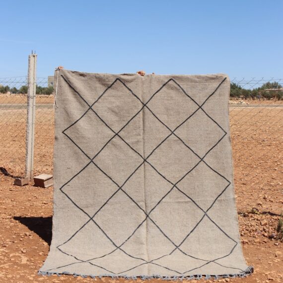 Classic Kilim Carpet with traditional Moroccan design