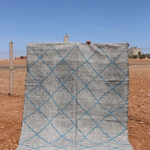 Traditional Kilim Rug with Moroccan patterns