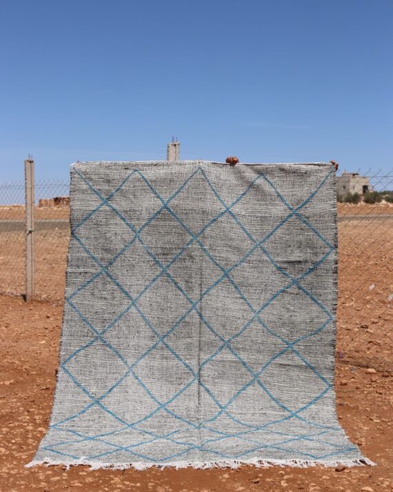 Traditional Kilim Rug with Moroccan patterns