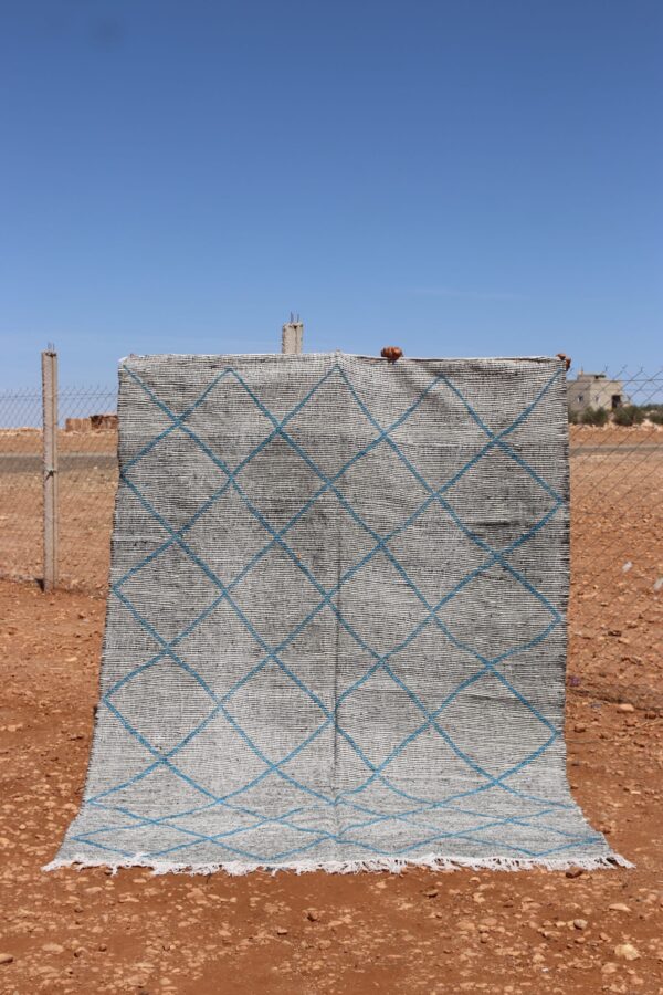 Traditional Kilim Rug with Moroccan patterns