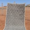Berber Kilim Gray Rug with timeless gray color