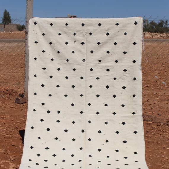 Minimalist White Kilim Flatweave Rug with subtle patterns and handwoven craftsmanship