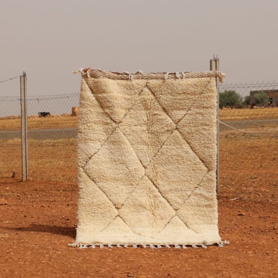 White Moroccan Rug – Handcrafted Wool Rug