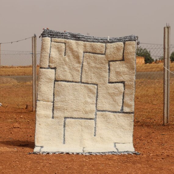 Moroccan Off White Rug – Handcrafted Wool Rug