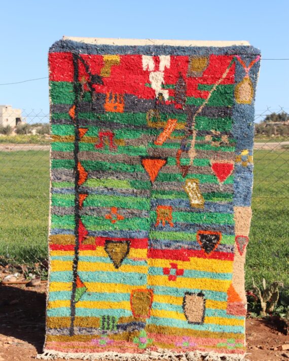 Abstract Tribal Rugs with bold, traditional patterns