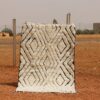 Diamond Pattern Rug – Handcrafted Moroccan Wool Rug