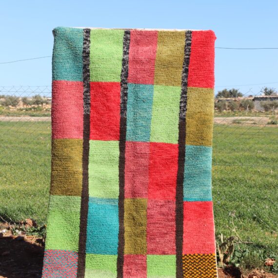 Artistic Colorful Rug with vibrant designs