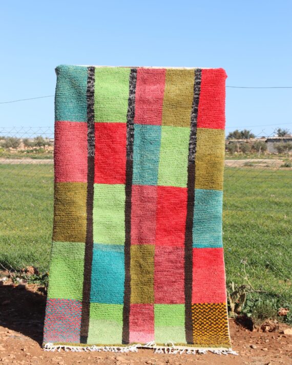 Artistic Colorful Rug with vibrant designs