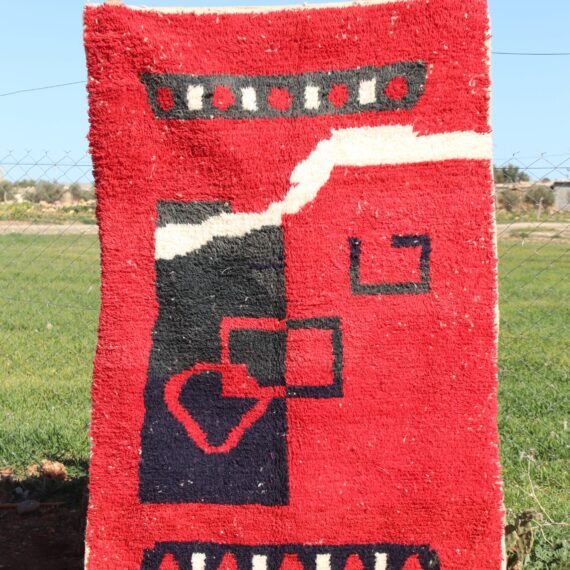 Neutral Abstract Rug in soft, understated tones