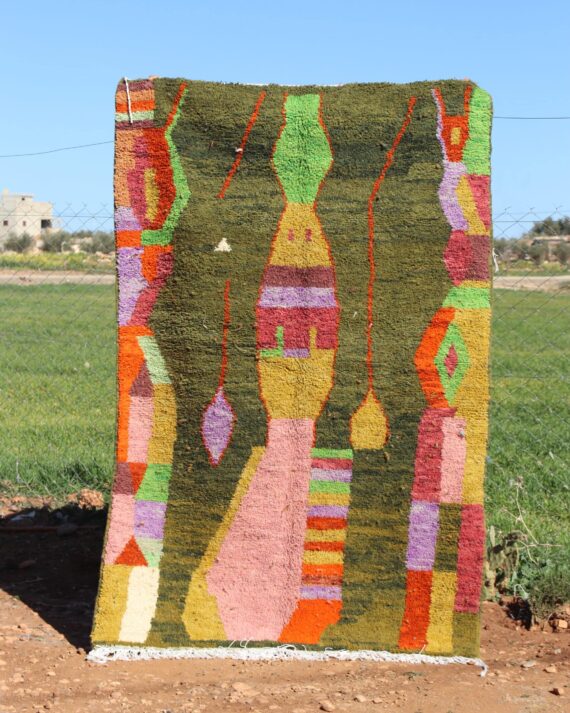 Abstract Design Rug with intricate patterns