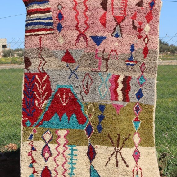 Moroccan Handcrafted Abstract Rug