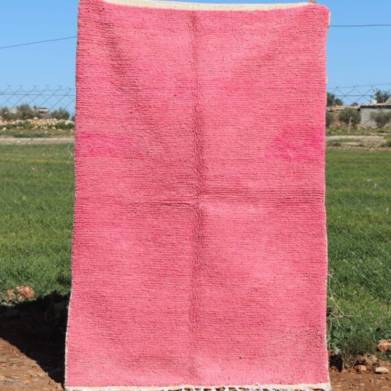 Pink Colorful Rug with vibrant design
