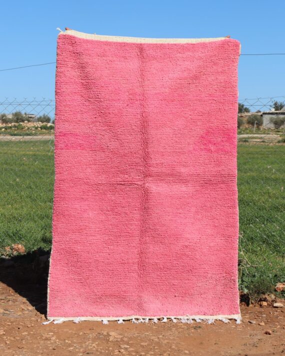 Pink Colorful Rug with vibrant design