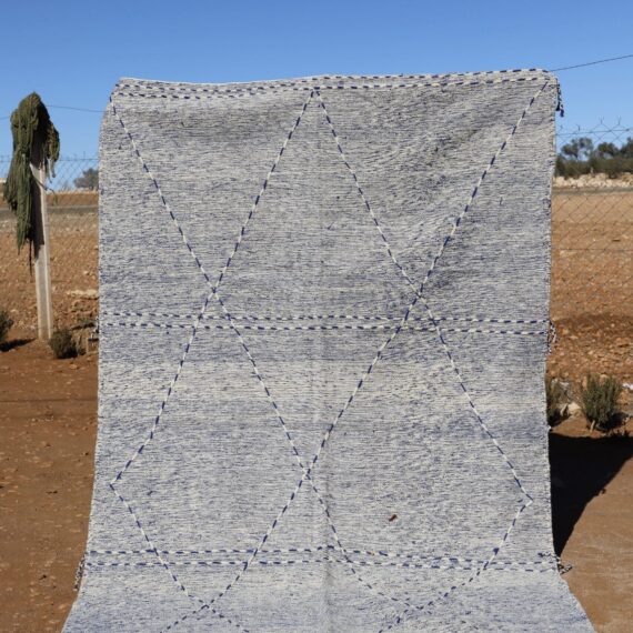 Minimalist Gray Rug with sleek design and soft texture