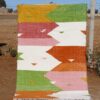 Bohemian Colorful Rug with vibrant patterns and textures