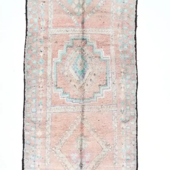 Moroccan Style Rug with Traditional Patterns and Modern Durability