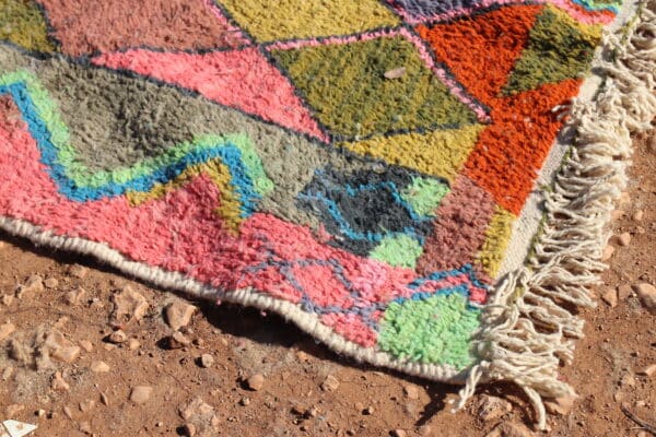 Colorful Moroccan Abstract Rug - Image 5