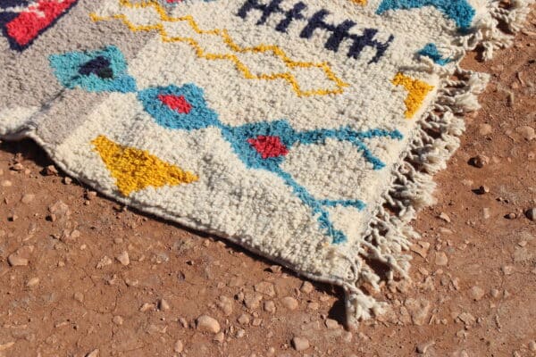 Traditional Moroccan Berber Rug - Image 2