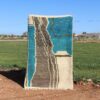 Handwoven Moroccan Berber rug with modern abstract design