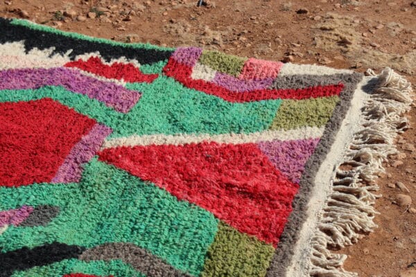 Berber Carpet Moroccan Tribal Design - Image 6