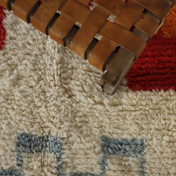 Authentic Boujaad Moroccan Rug - Berber Wool Carpet - Image 2