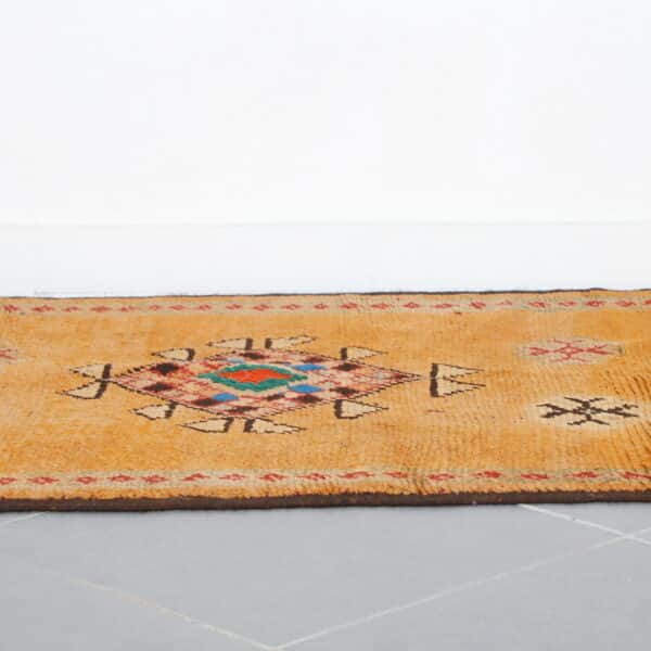 Large Handmade Moroccan Berber Rug with Geometric Medallions - Image 3