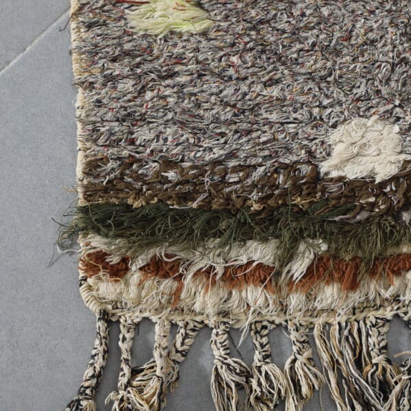 Handmade Moroccan Beni Ouarain Rug with Abstract Symbolic Design - Image 3