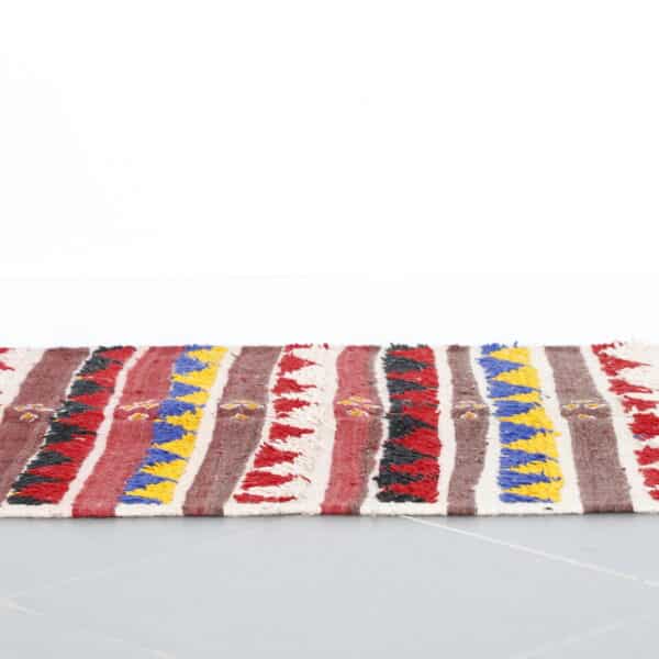 Handmade Colorful Striped Moroccan Kilim - Image 7