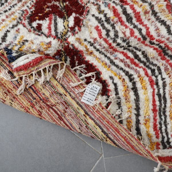 Large Handmade Colorful Moroccan Azilal Rug with Abstract Design - Image 2