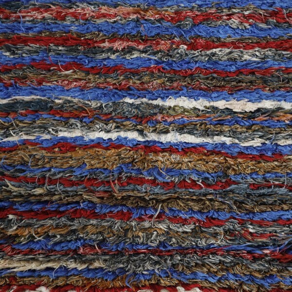 Handmade Colorful Moroccan Boucherouite Shag Runner Rug - Image 4