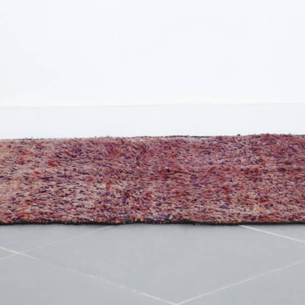 Handmade Moroccan Beni M'Guild Rug with Geometric Field - Image 6