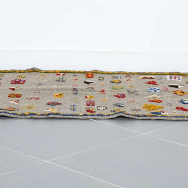 Authentic Taznakht Rug with Symbolic Motifs - Image 4