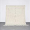 Beni Ourain Rug 8.2x6.9 Ft handmade in Morocco with tribal line patterns