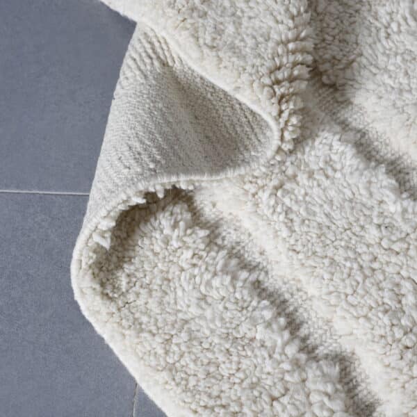 Beni Ourain Rug 8.2x6.9 Ft – Handmade Moroccan Wool Rug - Image 4