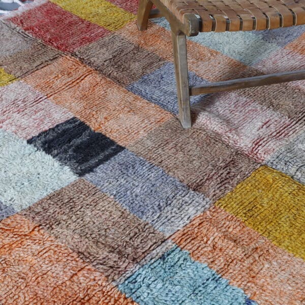 Boujaad Carpet 9.5x6.6 Ft – Handmade Moroccan Wool Rug - Image 3