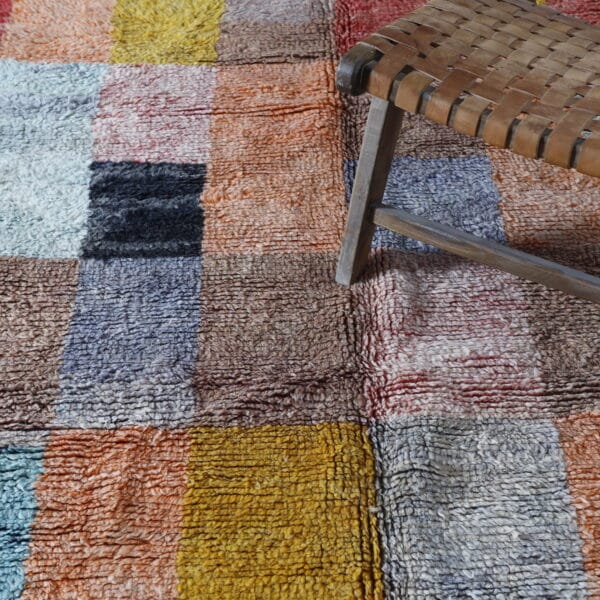 Boujaad Carpet 9.5x6.6 Ft – Handmade Moroccan Wool Rug - Image 5