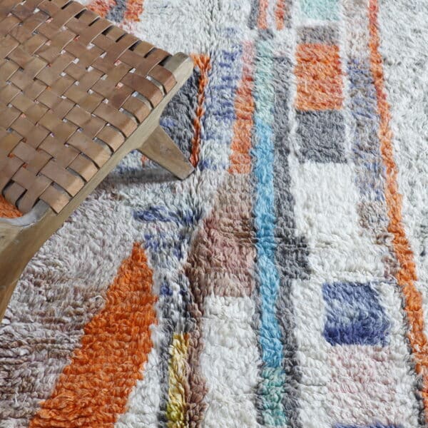 Boujaad Carpet 9.4x6.4 Ft – Handmade Moroccan Wool Rug - Image 3